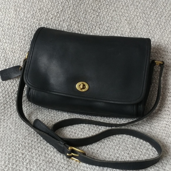 Coach Handbags - Coach Ridgefield Flap Vtg. Raw Leather Crossbody